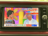 テレビ番組を画面で視聴でき、停車中の待ち時間も車内で過ごしやすくなります。画面に番組映像が表示されるので、休憩時などに映像を楽しみたい方にも便利な装備です。