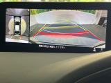 【360&deg;ビューモニター】専用のカメラにより、上から見下ろしたような視点で360度クルマの周囲を確認することができます☆死角部分も確認しやすく、狭い場所での切り返しや駐車もスムーズに行えます。