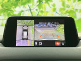 車両周囲を上から見た映像と後方の映像を画面で確認でき、駐車時の周辺状況を把握する際に役立ちます。ガイド表示も備わり、限られたスペースでの駐車をサポートしてくれる装備です。