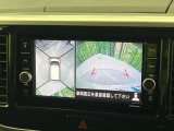 【アラウンドビューモニター】専用のカメラにより、上から見下ろしたような視点で360度クルマの周囲を確認することができます☆死角部分も確認しやすく、狭い場所での切り返しや駐車もスムーズに行えます。