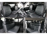 運転席助手席オリジナルシートカバー装着済み!!