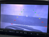 ●ガイドライン付きバックカメラ:不安な駐車もこれで安心!ガイドライン付きなので狭い箇所での駐車もラクラクです!