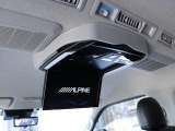 後部も大画面ALPINE12.8インチフリップダウンモニター!