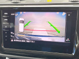 ●ガイドライン付きバックカメラ:不安な駐車もこれで安心!ガイドライン付きなので狭い箇所での駐車もラクラクです!