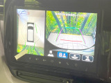【全方位モニター用カメラ】専用のカメラにより、上から見下ろしたような視点で360度クルマの周囲を確認することができます☆死角部分も確認しやすく、狭い場所での切り返しや駐車もスムーズに行えます。