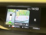 【アラウンドビューモニター】専用のカメラにより、上から見下ろしたような視点で360度クルマの周囲を確認することができます☆死角部分も確認しやすく、狭い場所での切り返しや駐車もスムーズに行えます。