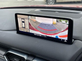 【360&deg;ビューモニター】専用のカメラにより、上から見下ろしたような視点で360度クルマの周囲を確認することができます☆死角部分も確認しやすく、狭い場所での切り返しや駐車もスムーズに行えます。