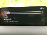 FM・AMラジオやBluetooth、USBなど複数の音源が一覧で表示され、聴きたいものを選びやすい画面です。通勤や休日の移動など、日々の車内時間に活用できます。