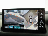 全方位モニターを搭載!車両の前後左右に搭載したカメラにより、クルマを真上から見ているような映像を表示します!運転席から確認しにくい車両周囲の状況を把握できます!ドライバーからの死角を補います♪