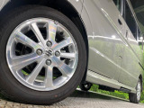 【純正14インチアルミホイール】外観にマッチした純正アルミホイールを装着しております。各種社外アルミホイールや、スタッドレスタイヤも取扱いしております。是非ご相談ください♪