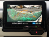 バックガイド線がハンドルと連動して動くダイナミックガイドライン付きで便利ですよ♪