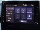 CD・DVD(再生機能)・ブルートゥース等を使用することができます。
