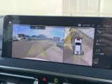 高画質の全方位カメラとなります。コーナーセンサー状況と並行して確認できます。
