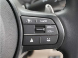 ◆アダプティブクルーズコントロール◆予め設定した車速内でクルマが自動的に加減速。前走車との適切な車間距離を維持しながら追従走行します。【LKAS】車線維持支援システムでステアリング操作を支援。