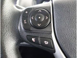 運転中でも手元で操作できます。