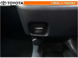 HDMI端子対応のデジタル機器をつないで、映像や音楽を車内でも再生することができます。