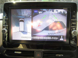 アラウンドビュ-モニタ-搭載! 前席の液晶モニターに自車両を上空から撮影したような映像を表示!車両周囲の状況を把握できるようにし、スムーズな駐車が可能になります!