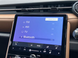 FM・AM・テレビ・Bluetoothの選択肢が画面上に並び、聴きたい音源を選びやすい構成です。表示が見やすく、日々の移動中も好みに合わせて利用できます。
