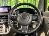 【ステアリングスイッチ】運転中、前方から目線をそらすことなく、オーディオ等の操作が可能な便利機能!安心&快適なドライブを演出してくれます♪