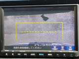カラービジョンとガイド線で見やすい視点切替式のバックモニター。