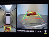 バックガイドモニターを装備しています、車庫入れもラクラクです。パノラミックビューモニターを搭載しています、上からの画像も表示されます。