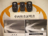 スマートキー&エンジンスターター付。取扱説明書とメンテナンスノートもあります☆品質評価シート付いてます!トヨタ認定中古車ライト!!