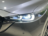 【LEDヘッドライト】悪天候や夜間走行時も良好な視界を確保し安心して運転できる高輝度LEDヘッドライトを装備!点灯速度が早く、消費電力も抑えられています。