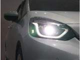 明るいヘッドライトはLEDのプロジェクタータイプ