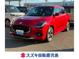 令和6年式 スイフト ハイブリッドMZ 入荷です。 色はバーニングレッド 衝突被害軽減ブレーキ リモコンキー 電動パーキング