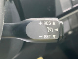 【クルーズコントロール】高速道路もラクラク走行。アクセルを離しても一定速度で走行ができ、長距離運転時の負担を軽減!加速・減速も簡単なスイッチ操作で調整できます。