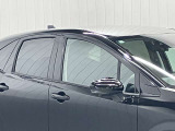 プラスチックバイザーがない分すっきり★洗車のときも窓の拭きあげがとても楽チンです★