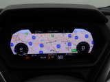 必要に応じてメーター内に地図や車両のインフォメーションなどを切り替え表示できるバーチャルコクピット