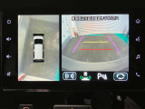 【全方位モニター】 4つのカメラで映像を映し出します。発進時、後退時も周囲の安全を確認し、サポートします^^