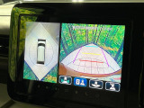 【全方位モニター用カメラ】専用のカメラにより、上から見下ろしたような視点で360度クルマの周囲を確認することができます☆死角部分も確認しやすく、狭い場所での切り返しや駐車もスムーズに行えます。