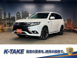【中古車情報】三菱 アウトランダーPHEV 2.0 G セイフティパッケージ 4WD (禁煙車)(4WD)(黒半革シート)(ストラーダナ の中古車詳細（走行距離：7.2万km、カラー：ホワイトパール、販売地域：大阪府摂津市鳥飼上）