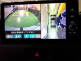 マルチビューカメラシステム。前後左右にカメラがついているのでとっても安心ですね。
