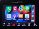 ●Apple Car Play:スマホとの有線接続で、ナビ・オーディオ再生などスマホのアプリ機能が画面でも使える便利機能です!