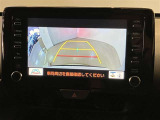 バックモニターガイドが付いているので安心!夜間でもハッキリとよく見えるので暗い所でも確認出来て安心です。