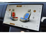 フロントシートにはシートヒーター、クーラーが装着されており、左右で3段階の調整が可能です