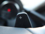 ステアリングパドルシフト『クイックなシフト操作が可能!レスポンスが高く、運転者様のギア変則にしっかりとついてきてくれます!ジャガーと一体となれる装備です。』