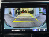 車庫入れ時に安心のバックカメラがついています。
