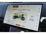 PHEVの車両にはモニターで充電状況や電池残量なども確認が可能です。