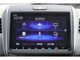オーディオ画面です!停車中は、TVやDVDの視聴も楽しめます♪Bluetooth接続でスマホの音楽を聴くことも可能です☆