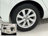 タイヤサイズは185/65R15!純正アルミホイール!納車前の点検時にタイヤ交換させていただきます!パンク修理キット搭載車!