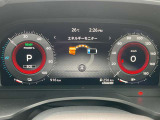 速度表示の他にあらゆる情報、車両設定が可能なメーターディスプレイです。