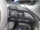 レーダークルーズコントロール使用時に、同一車線内中央を走行できるよう操舵を支援するレーントレーシングアシスト[LTA]が装着されています。