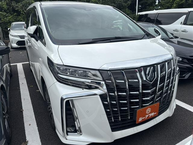 アルファード 2.5 S Cパッケージ 禁煙車 黒革シート 純正9インチナビ
