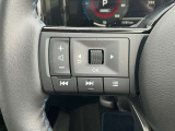 ナビの音量など車両情報を手元で操作できるハンドルスイッチ付き。