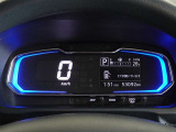 シンプルで見やすいメーターです。