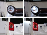 【HID】ディスチャージヘッドライト装備車です。夜間や雨の日等でも前方を明るく照らし安全走行できます!点灯忘れを防ぐオートライトも付いているので安心ですね♪